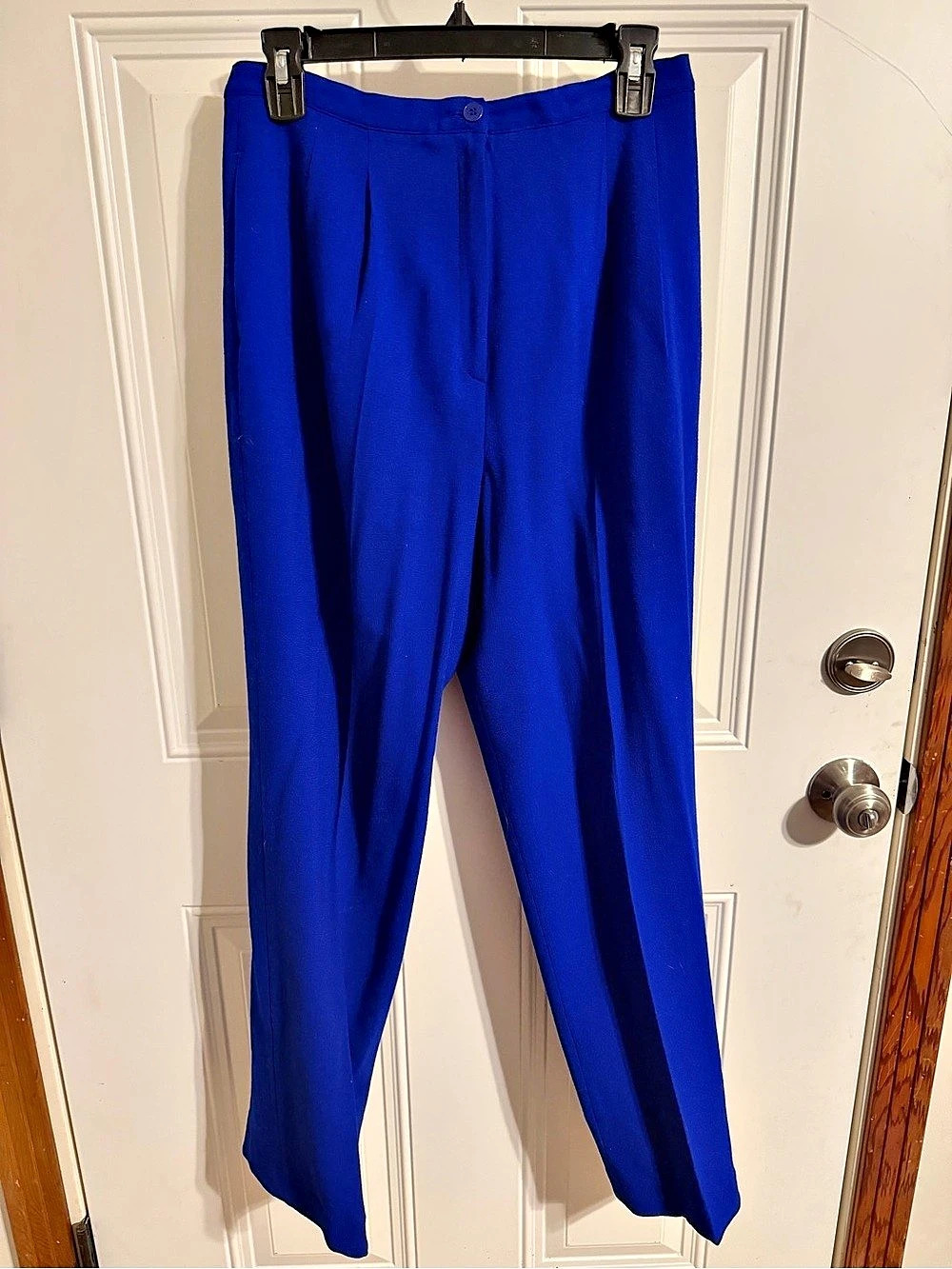 Petite Kasper & Company Women's Blue Trousers Size 8P